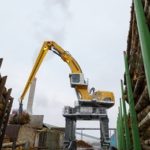 Liebherr LH 150 C Gantry Port Litronic Electric Scrap Handler Groff Equipment