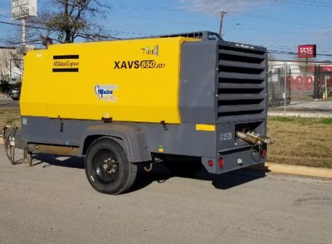 Mobile shop air compressor