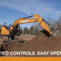 Right now get CASE Midi Excavators at GTMA for interest-free financing.