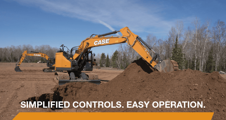 Right now get CASE Midi Excavators at GTMA for interest-free financing.