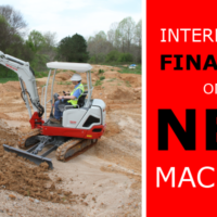 Takeuchi interest-free offer on all new machines!