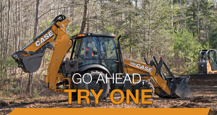 CASE backhoe loader low lease option only at GT Mid Atlantic