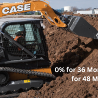 0% for 36 months or 1.9% for 48 months on CASE Equipment